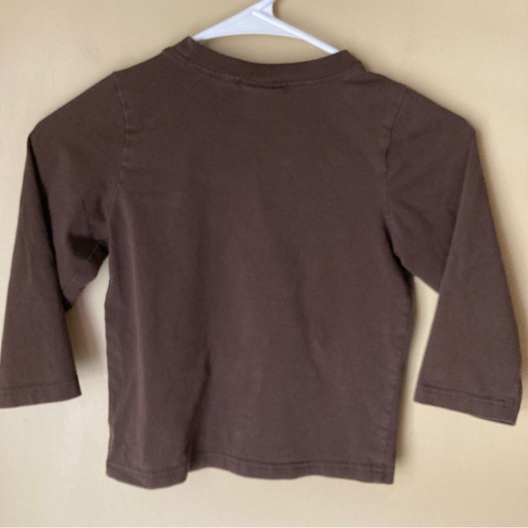 Southern Sass Smocks Boy’s Brown Shirt w/Duck Hunting Appliqué - Picture 5 of 5